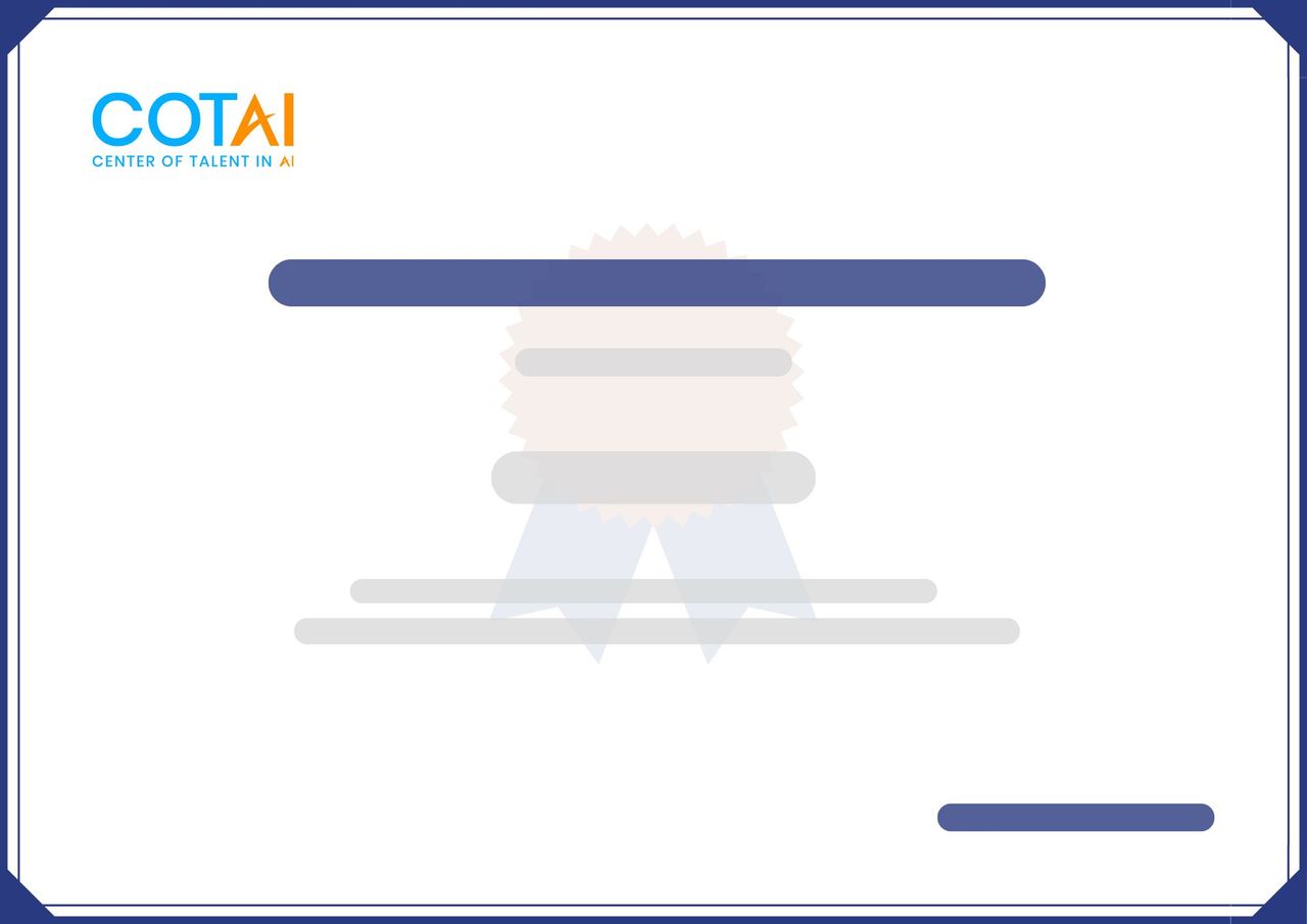 Chứng nhận hoàn thành khóa học Python Coding with AI